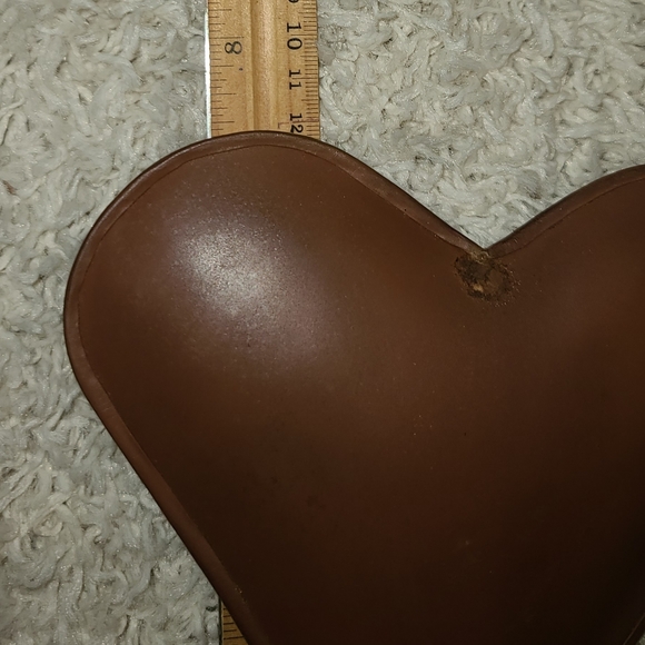 Metal 3D Heart Cranberry color wall home decor - Picture 5 of 6